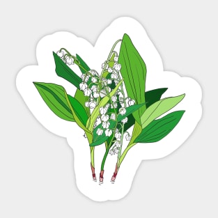 Lilly of the Valley Sticker